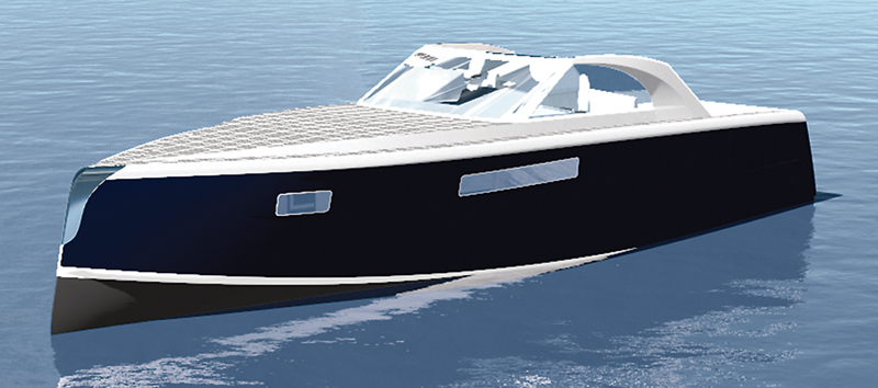 Nicholas Fletcher’s 50' (15.2m) electric-powered cruiser