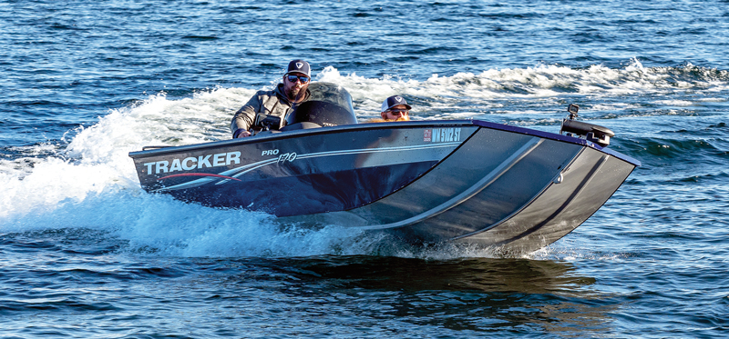 Tracker 170 bass boat