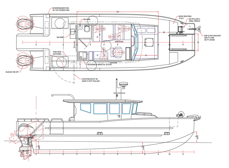 Foil-Assisted Guide Boat 