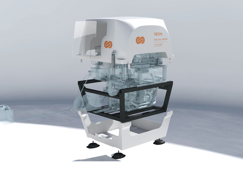 EODev's REXH2 fuel-cell generator