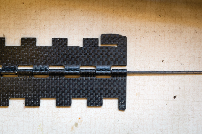 Carbinge piano hinge blank
