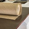 Roll of flax biaxial cloth from Circular Structures USA.